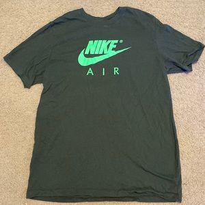 Green Nike shirt. Size Large